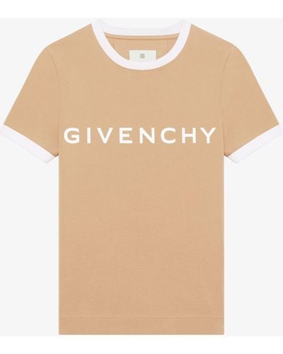 Givenchy T-shirt slim Archetype in cotone - Neutro