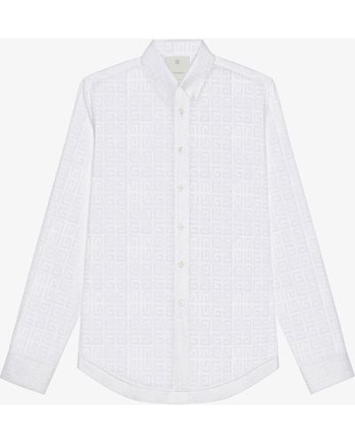 Givenchy Camicia in cotone 4G - Bianco
