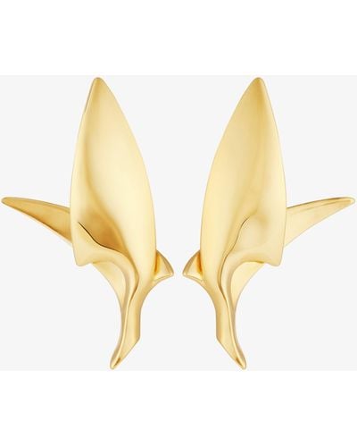 Givenchy Bird Earrings In Metal - Metallic