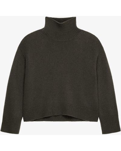 Givenchy Pullover dolcevita oversize in cachemire - Nero