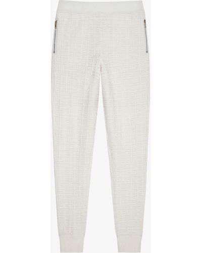 Givenchy Pantaloni da jogging slim in cachemire 4G - Bianco