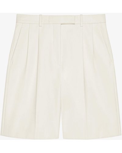 Givenchy Bermuda Shorts In Cotton - White