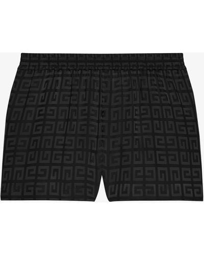 Givenchy Short in jacquard 4G - Nero