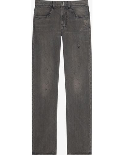 Givenchy Straight Fit Jeans - Gray