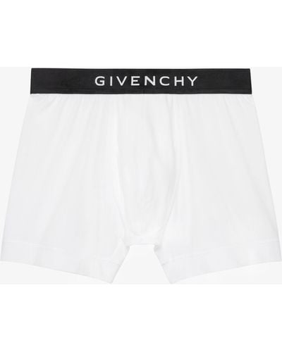 Givenchy Boxer 4G in jersey - Bianco