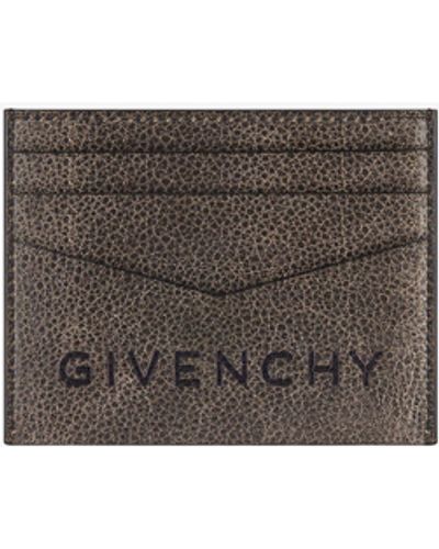 Givenchy Portacarte in pelle craquelé - Bianco