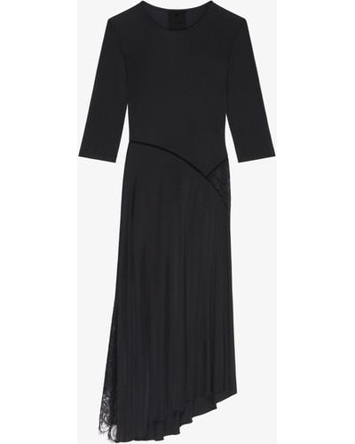 Givenchy Robe en jersey et dentelle - Noir