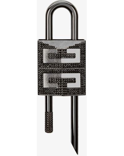Givenchy Cadenas 4G en métal avec strass - Blanc