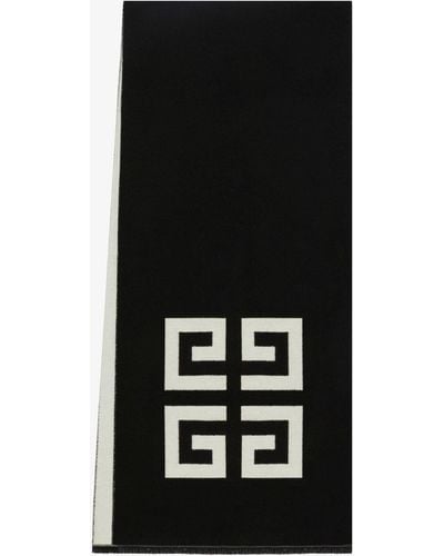Givenchy Echarpe 4G en laine - Noir
