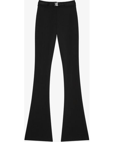 Givenchy Pantalon en Punto Milano avec ceinture 4G - Noir
