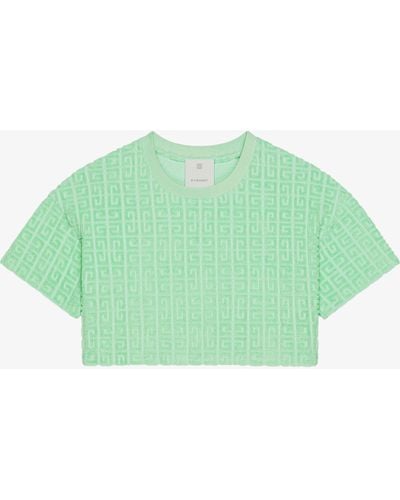 Givenchy Cropped T-Shirt - Green