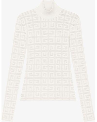 Givenchy Pullover in jacquard 4G - Bianco