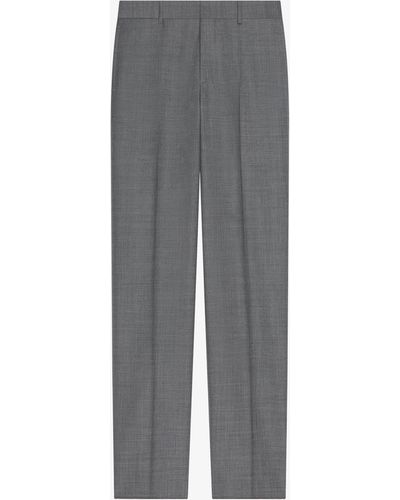 Givenchy Tailored Trousers In Wool - Grey