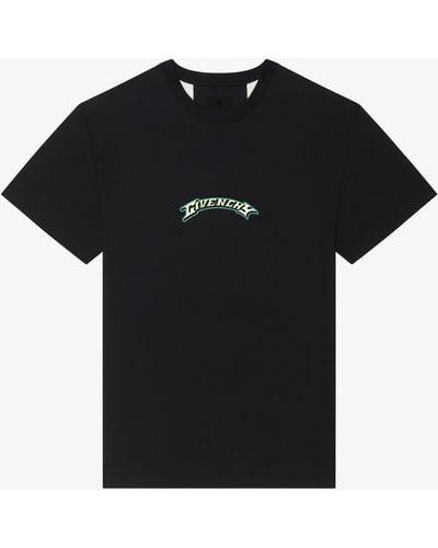 Givenchy T-shirt en coton avec imprimé Dragon - Noir