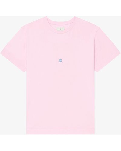 Givenchy T-shirt in cotone con stampa Flamingo - Rosa
