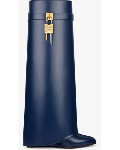 Givenchy Shark Lock Boots - Blue