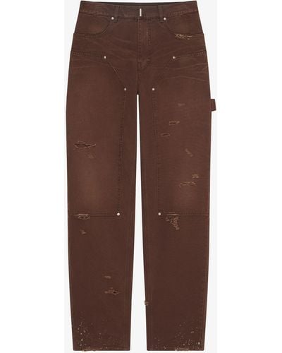 Givenchy Carpenter Pants - Brown