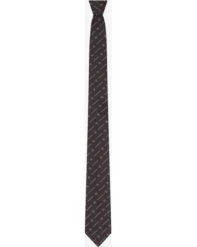 Givenchy Cravatta 4G di seta - Bianco