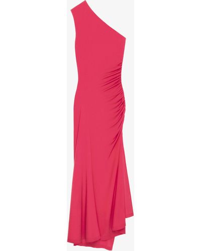 Givenchy Asymmetric Draped Dress - Pink