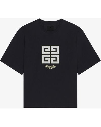 Givenchy 4g T-shirt In Cotton - Black