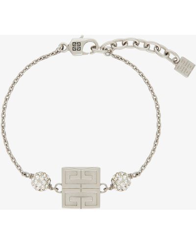 Givenchy Bracelet 4G en métal avec cristaux - Multicolore