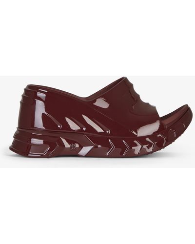 Givenchy Marshmallow Wedge Sandals - Purple