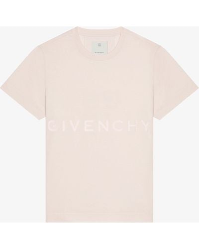Givenchy T-shirt slim 4G in cotone - Bianco