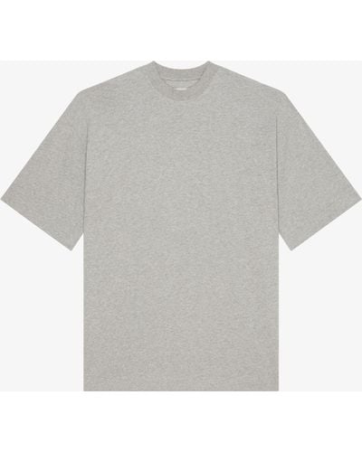 Givenchy T-shirt large en coton - Gris