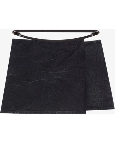 Givenchy Voyou Wrap Skirt - Black