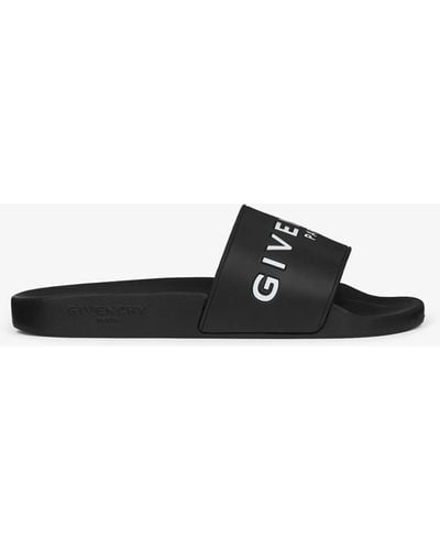 Givenchy Slide Flat Sandals - White