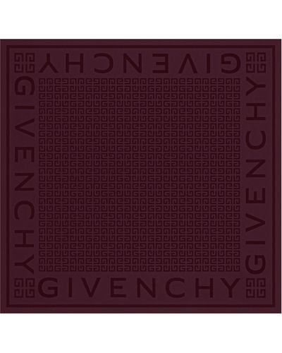 Givenchy Grand carré 4G en soie jacquard - Violet