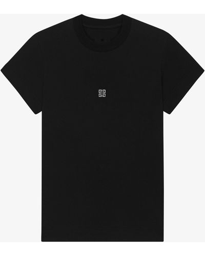 Givenchy Slim Fit T-shirt In Cotton - Black