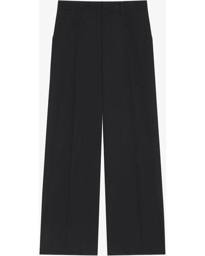 Givenchy Pantalon extra large en laine - Noir