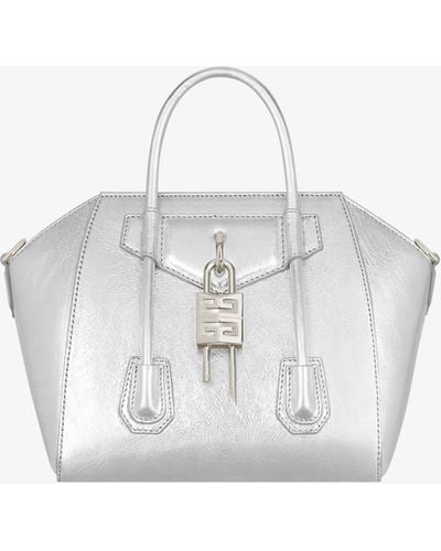 Givenchy Mini Antigona Lock Bag - White
