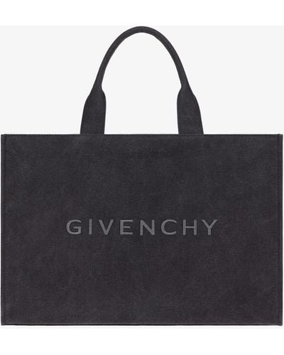 Givenchy Tote Bag In Canvas - Black