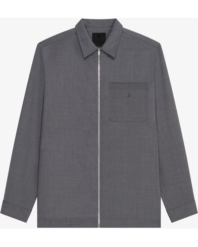 Givenchy Zipped Shirt - Grey