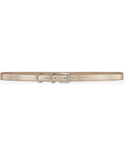 Givenchy Cintura Voyou in pelle laminata - Bianco