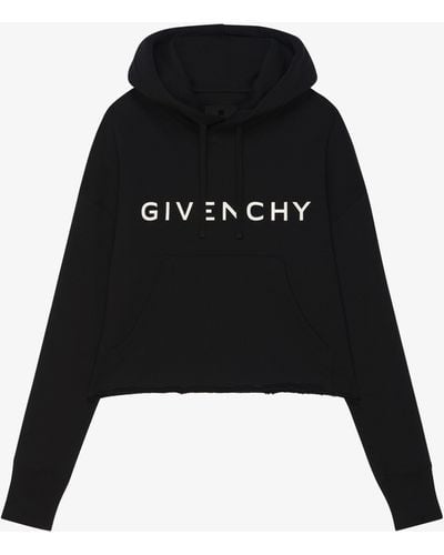 Givenchy Felpaera cappuccio e stampa - Nero