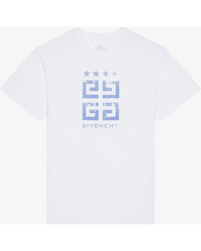 Givenchy 4G Stars Slim Fit T-Shirt - Blue