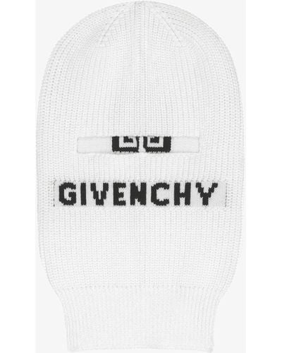 Givenchy 4G Knitted Balaclava - White