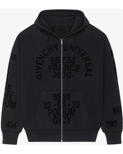Givenchy Zipped Hoodie - Blue