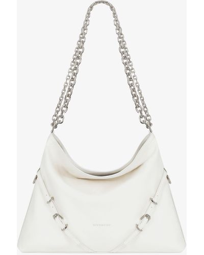 Givenchy Medium Voyou Chain Bag - White