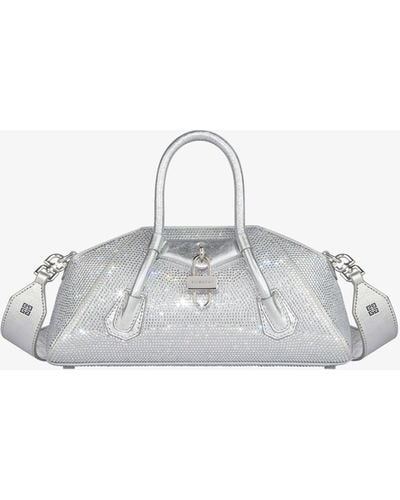 Givenchy Mini Antigona Stretch Bag - White