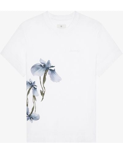 Givenchy T-shirt imprimé en coton - Blanc
