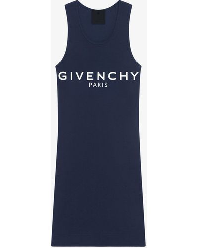 Givenchy Archetype Tank Dress - Blue