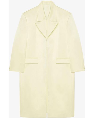 Givenchy Manteau en satin de soie duchesse - Blanc