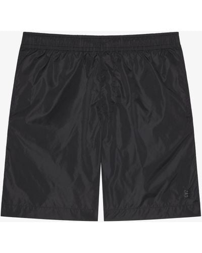 Givenchy Swim Shorts With 4G Detail - Black
