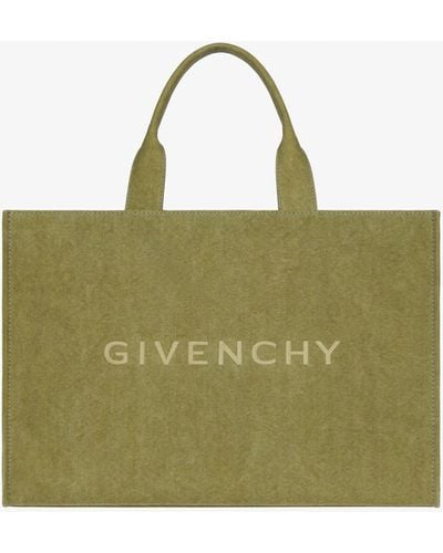 Givenchy Tote Bag In Canvas - Green