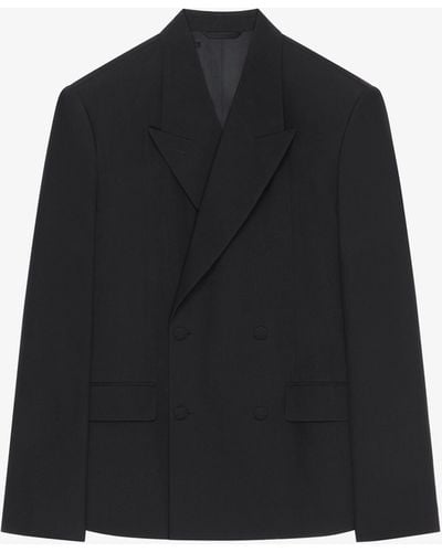 Givenchy Veste ample en laine - Noir