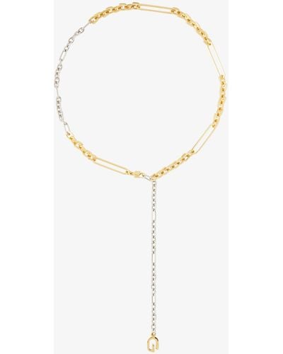 Givenchy G Link Necklace - White